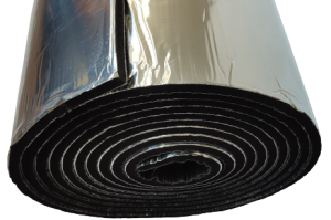 Pianka kauczukowa z aluminium izolacja termiczna wygłuszająca wodoodporna samoprzylepna 