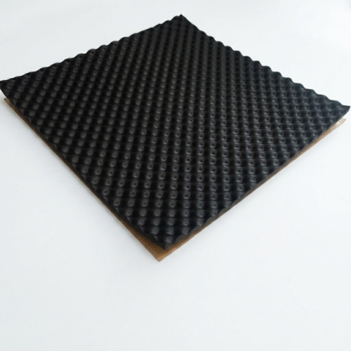 Pianka Akustyczna Wygłuszająca 12mm Fala (50kg/m³) – Samoprzylepna, Wodoodporna PU 50x50cm