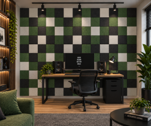 Panel akustyczny 50x50x3 wełna poliestrowa kolory